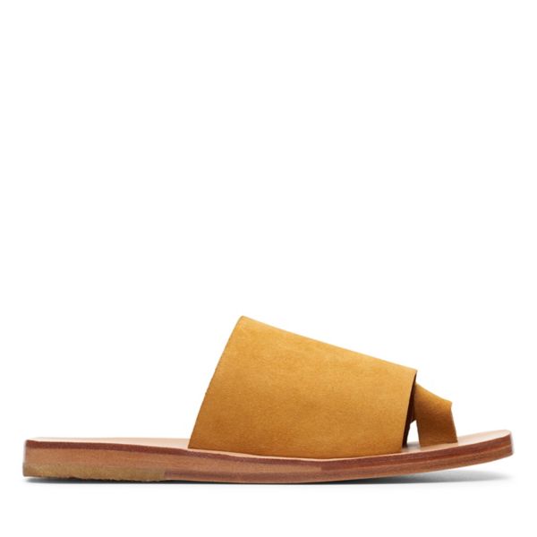 Clarks Womens Margot Aura Sandals Tumeric | CA-7469853